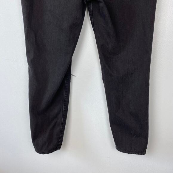 J Brand Jake Slim Boyfriend Jean Gothic Black Distressed 100% Cotton Size 30 - Picture 8 of 11